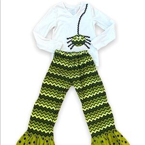 Custom Green Spider Pant Set 6/6X
